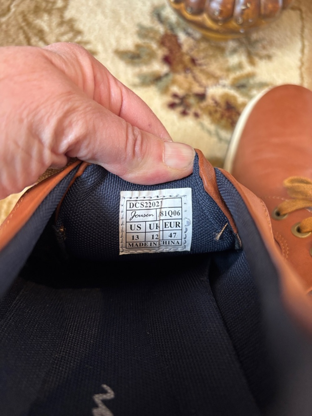 Jousen Boat Shoes Brown size 13 - Picture 8 of 9